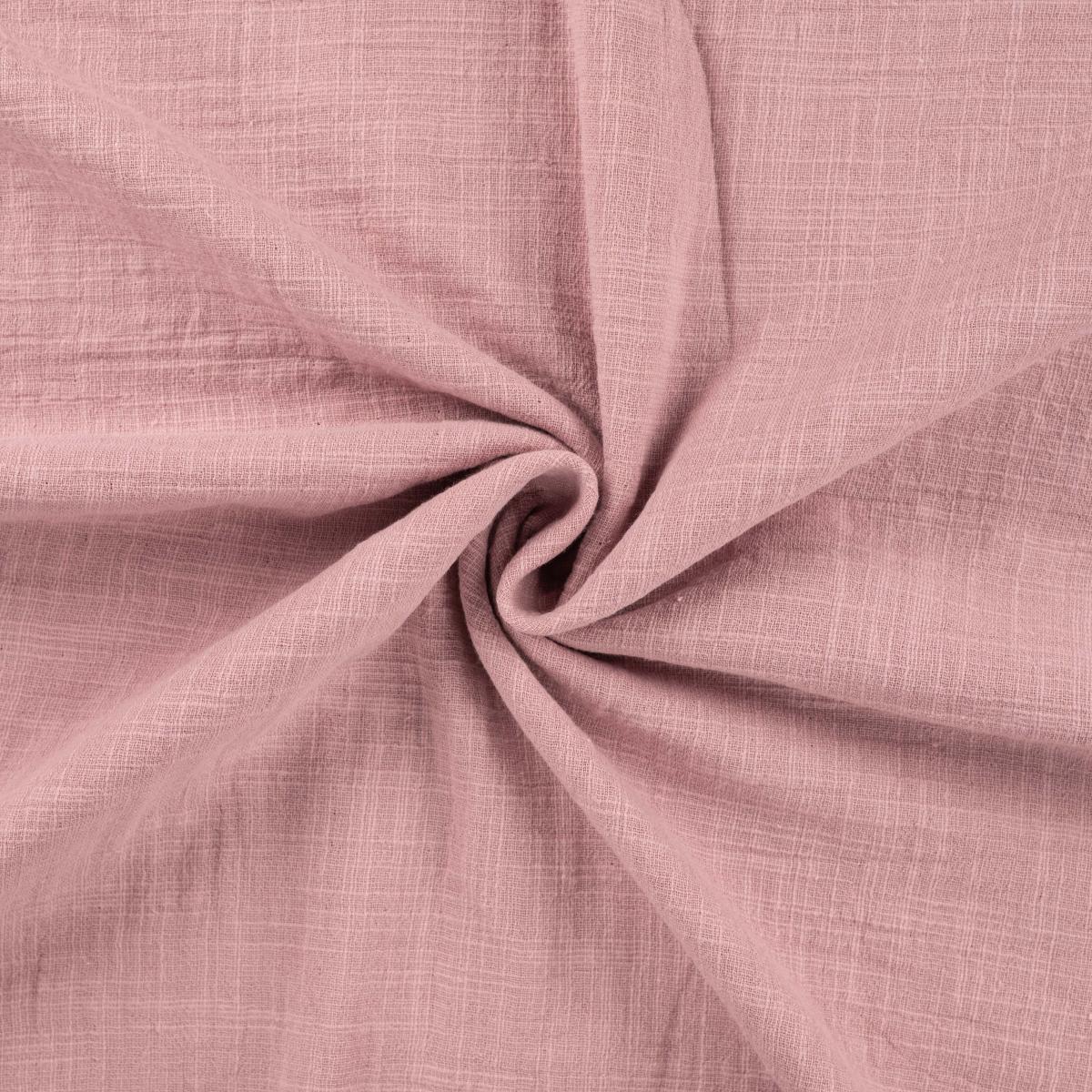 Musselin Slub - nude rosa